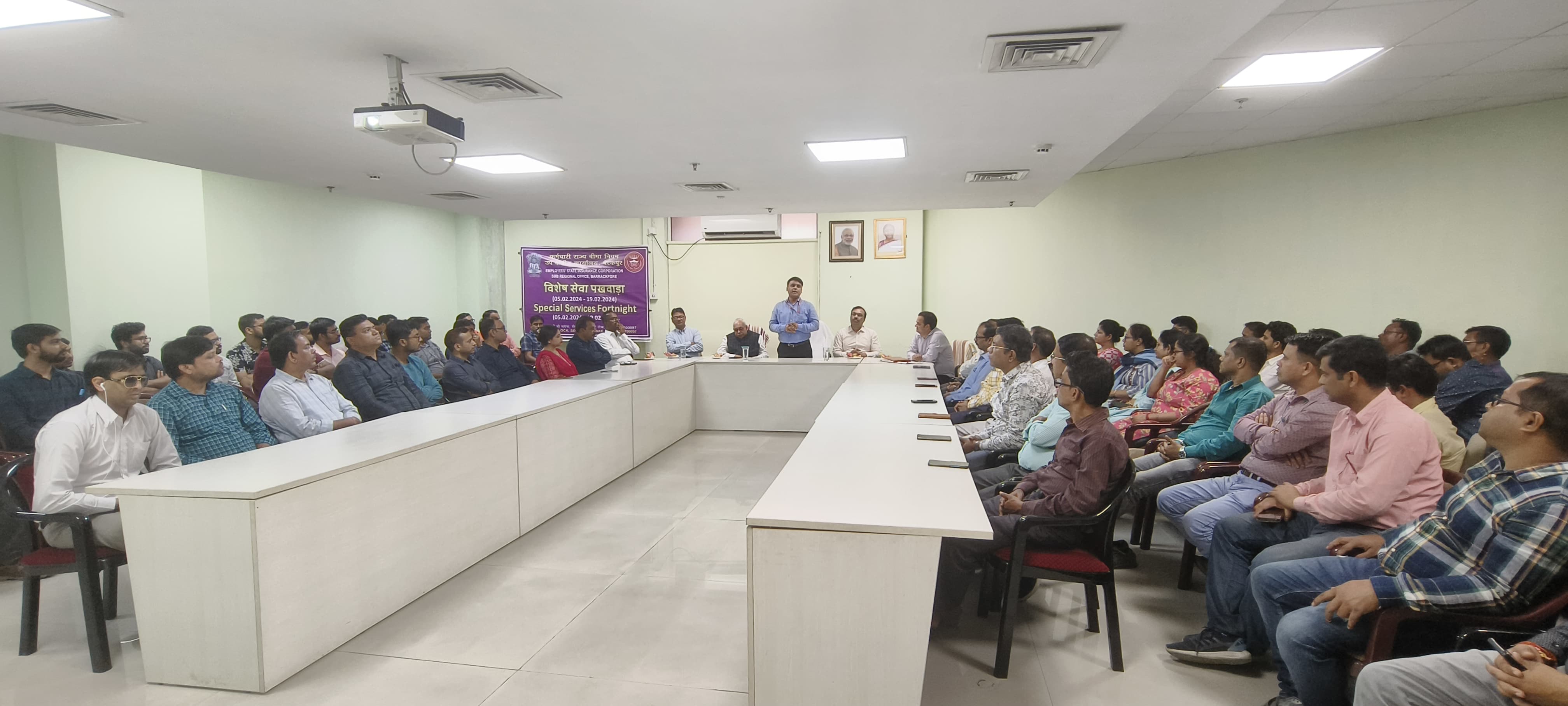 73 वें क.रा.बी. स्थापना दिवस एवं विशेष सेवा पखवाड़ा-2024 के समापन समारोह का आयोजन Observance of  Closing ceremony of 73rd ESIC Foundation Day  Special Services Fortnight-2024