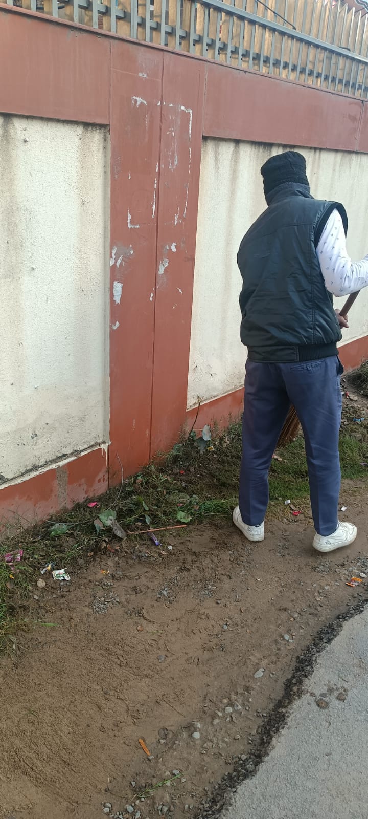 दिनांक 06.02.2024 को विशेष पखवाड़े के दौरान आयोजित स्वछता अभियान ।