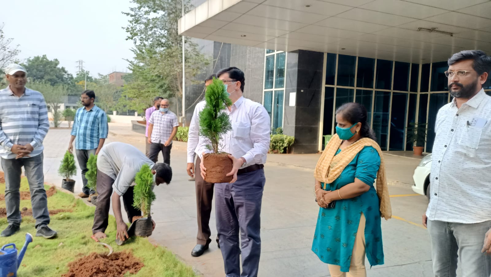 Swachhta Pakhwada Plantation at RO, Vijayawada