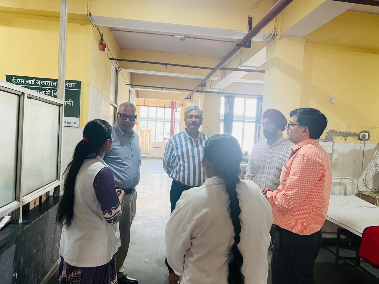 Visit of Insurance Commissioner, North Zone in SRO Jalandhar