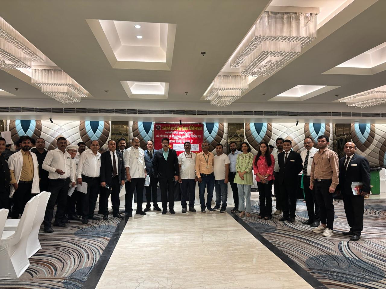 Medical camp at Piccadily Hotel, Lucknow