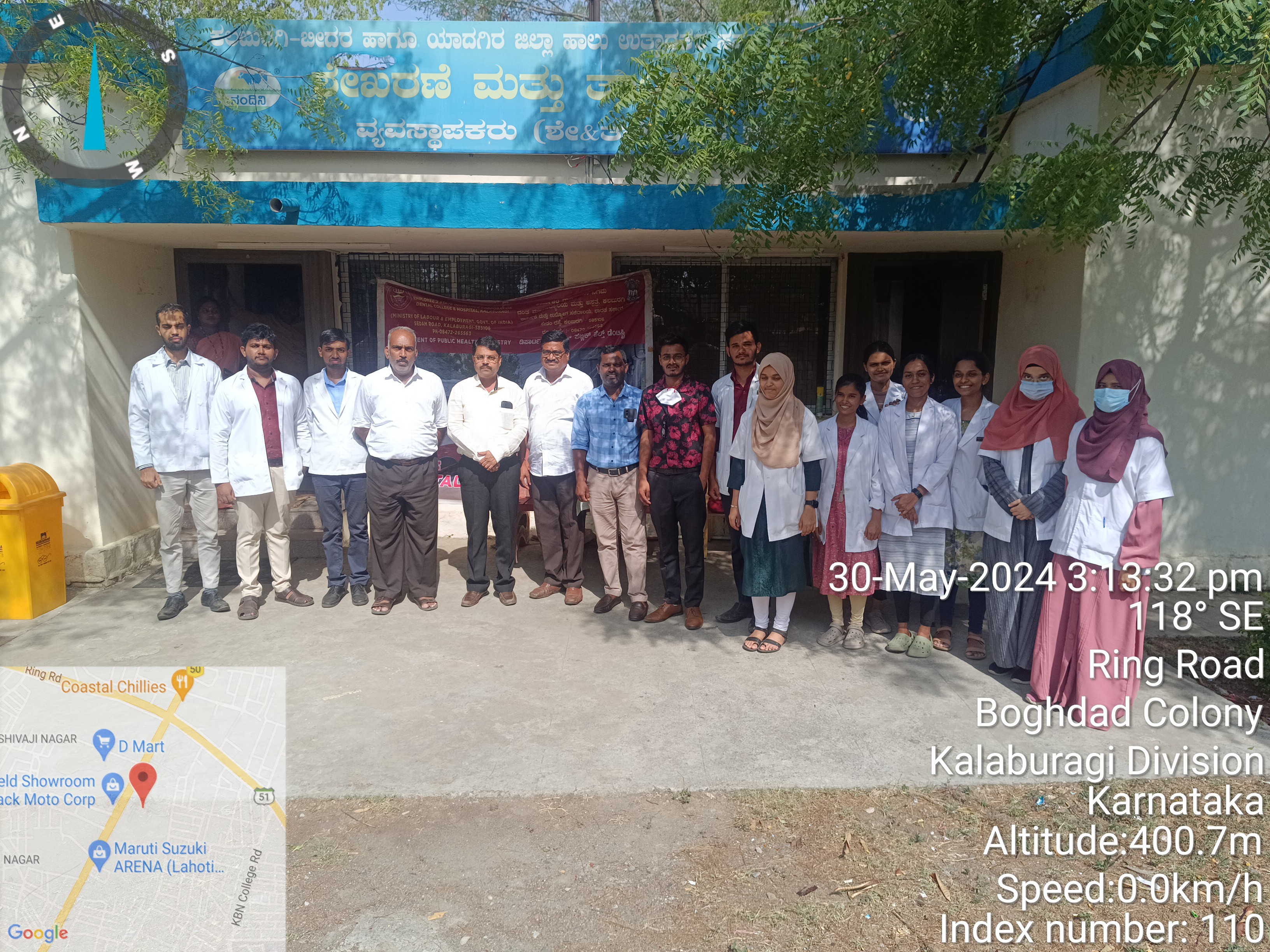 30 May 2024, ESIC Dental College, Kalaburagi conducted oral cancer screening camp on the ocasion of WNTD