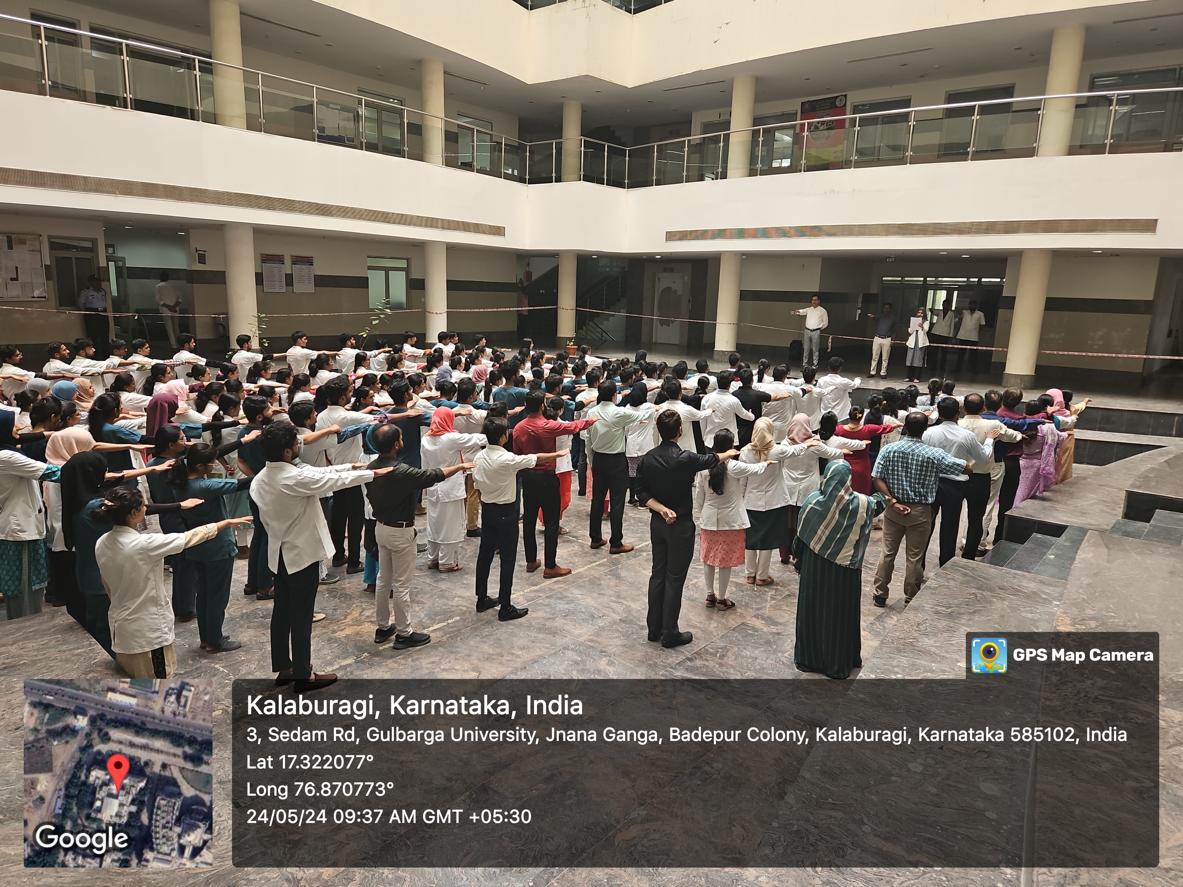 24 May 2024, ESIC Dental College, Kalaburagi conducted  Pledge ceremony by healthcare professionals for offering help to quit on the ocasion of WNTD