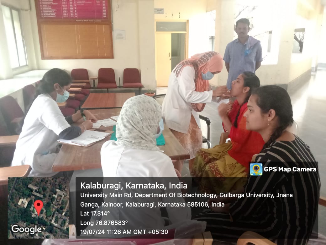 Camps conducted by ESIC Dental College and Hospital Kalaburagi