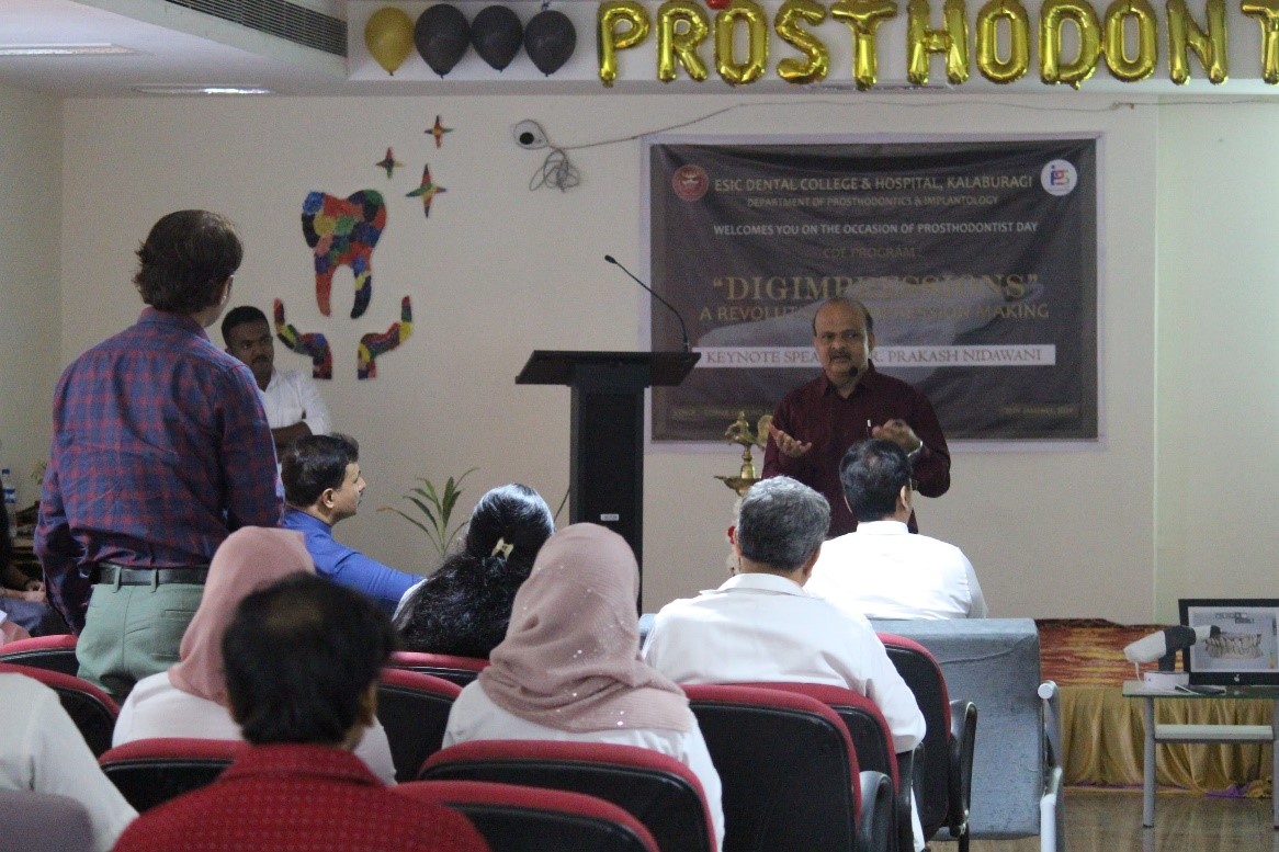 CONTINING DENTAL EDUCATION - DEPARTMENT OF PROSTHODONTICS