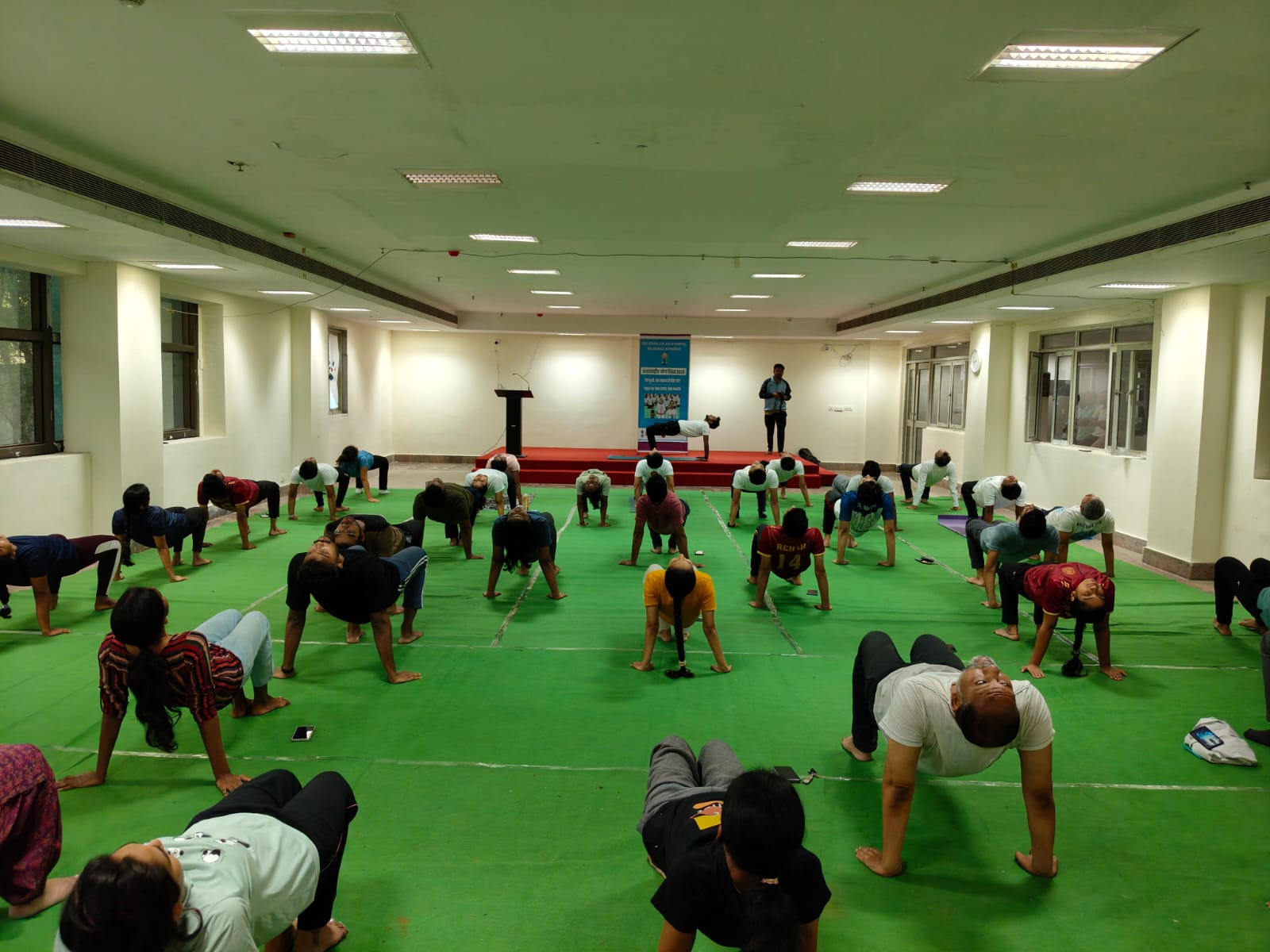 Celebration of International Day of Yoga-2025 at ESIC Dental College & Hospital Kalaburagi