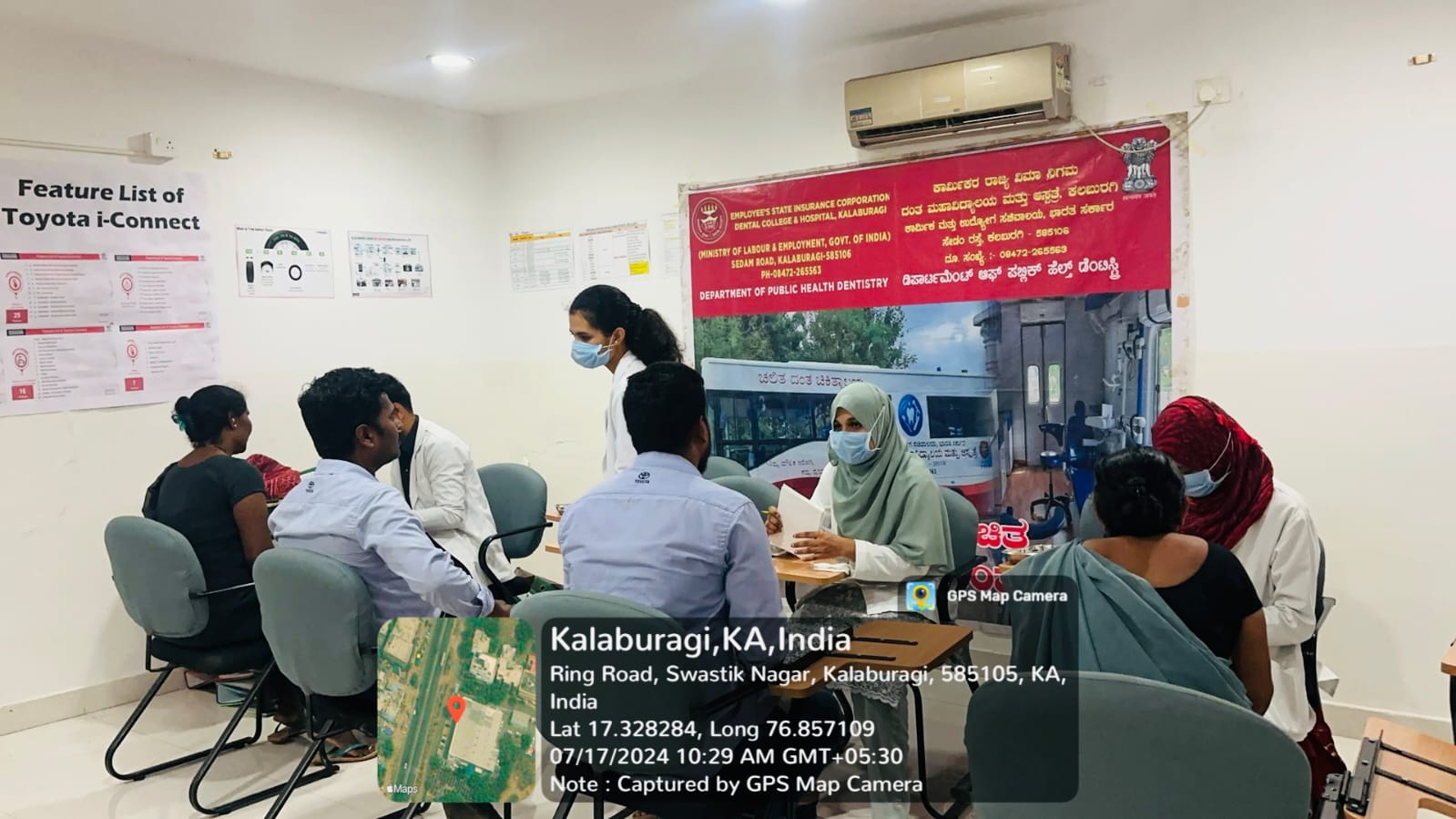 Camps conducted by ESIC Dental College and Hospital Kalaburagi
