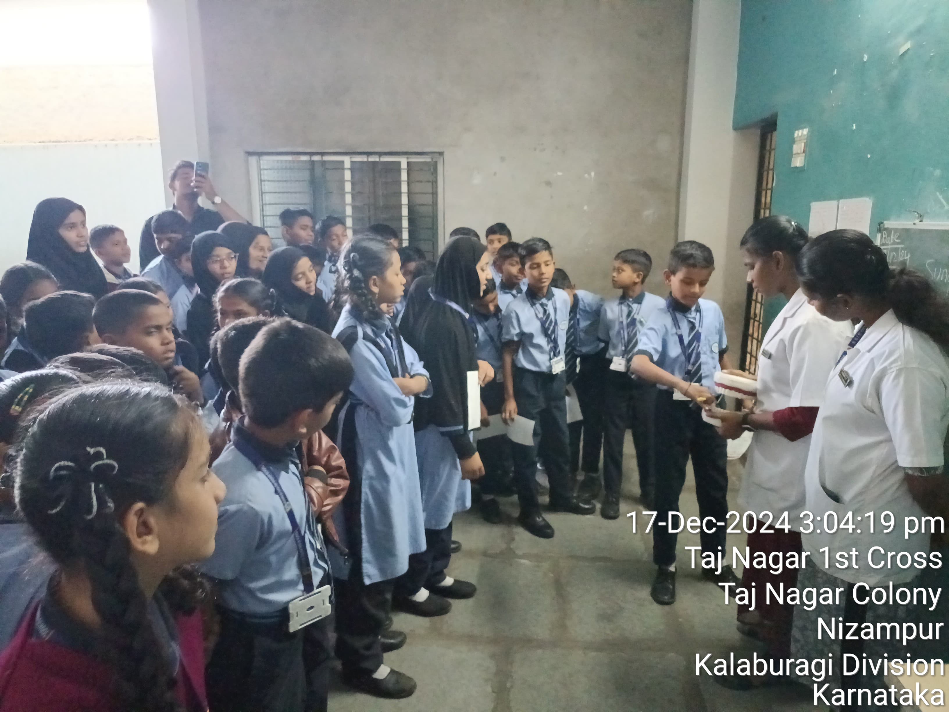 Free Dental screening camp conducted at Generous English  Kannada Medium School, Kalaburagi by ESIC Dental College and Hospital, Kalaburagi on 17th December 2024.
