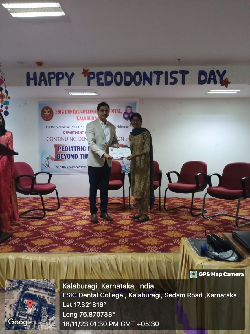 CONTINING DENTAL EDUCATION REPORT PEDIATRIC DENTISTRY-BEYOND TEXTBOOK