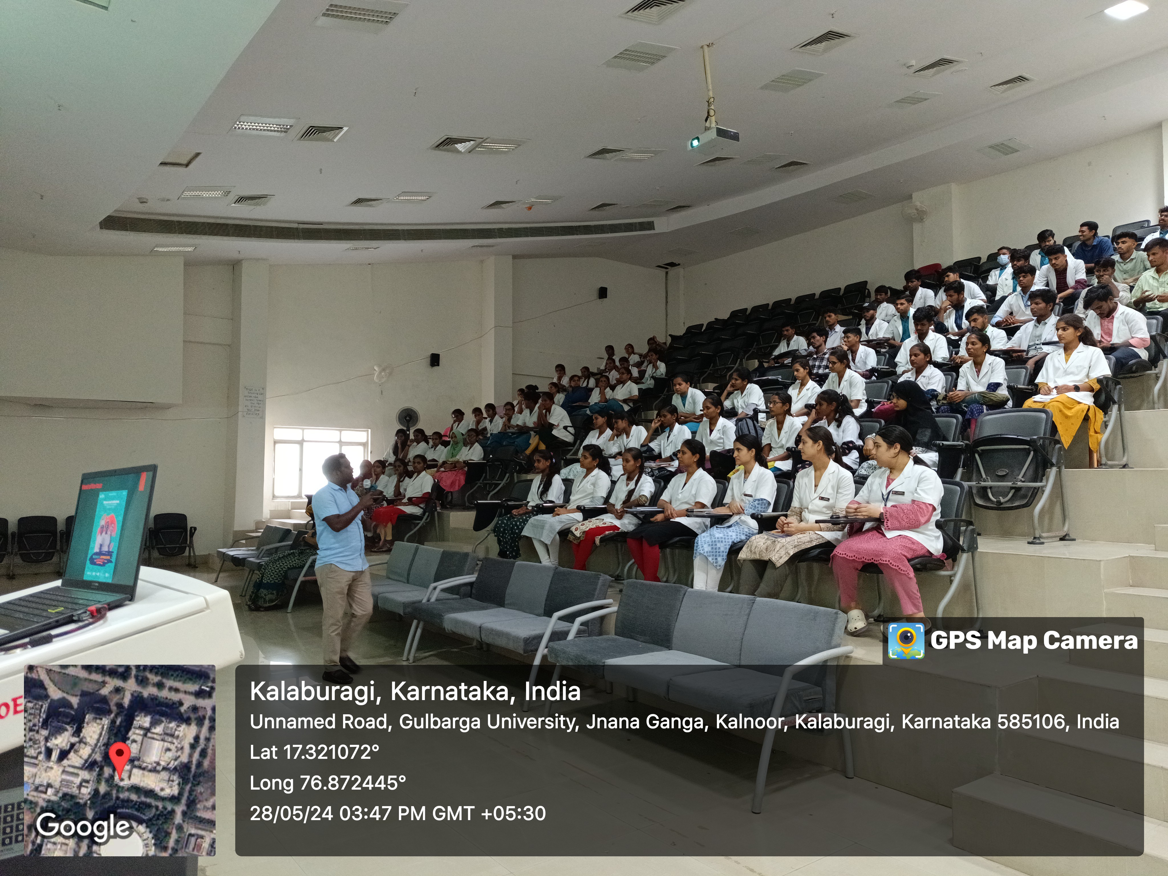 28 May 2024, ESIC Dental College, Kalaburagi conducted a training session on early detection of oral cancer for  ESIC Nursing studnets on the ocasion of WNTD