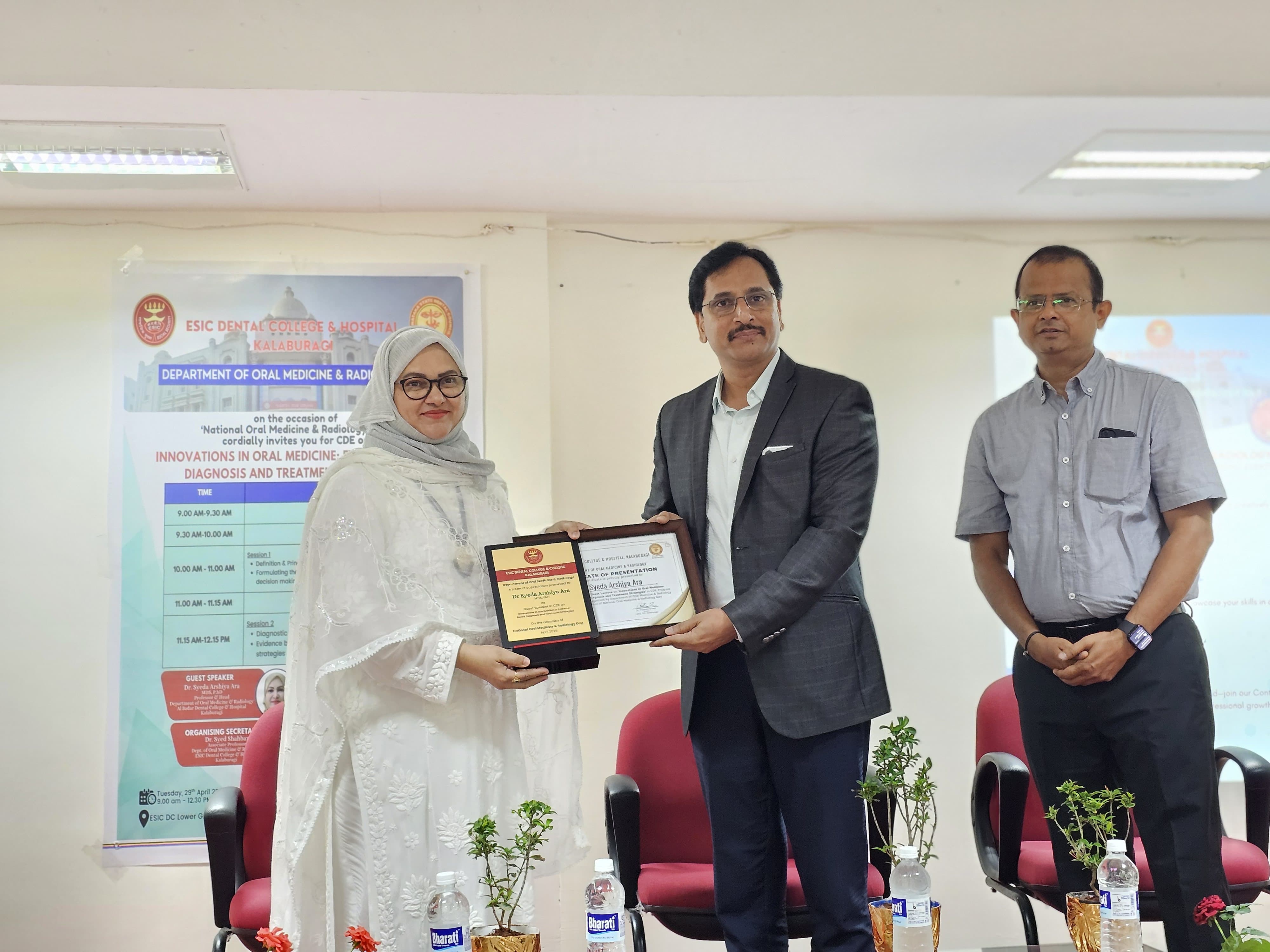 CDE Program- Department of Oral Medicine & Radiology, ESIC Dental College,Kalaburagi