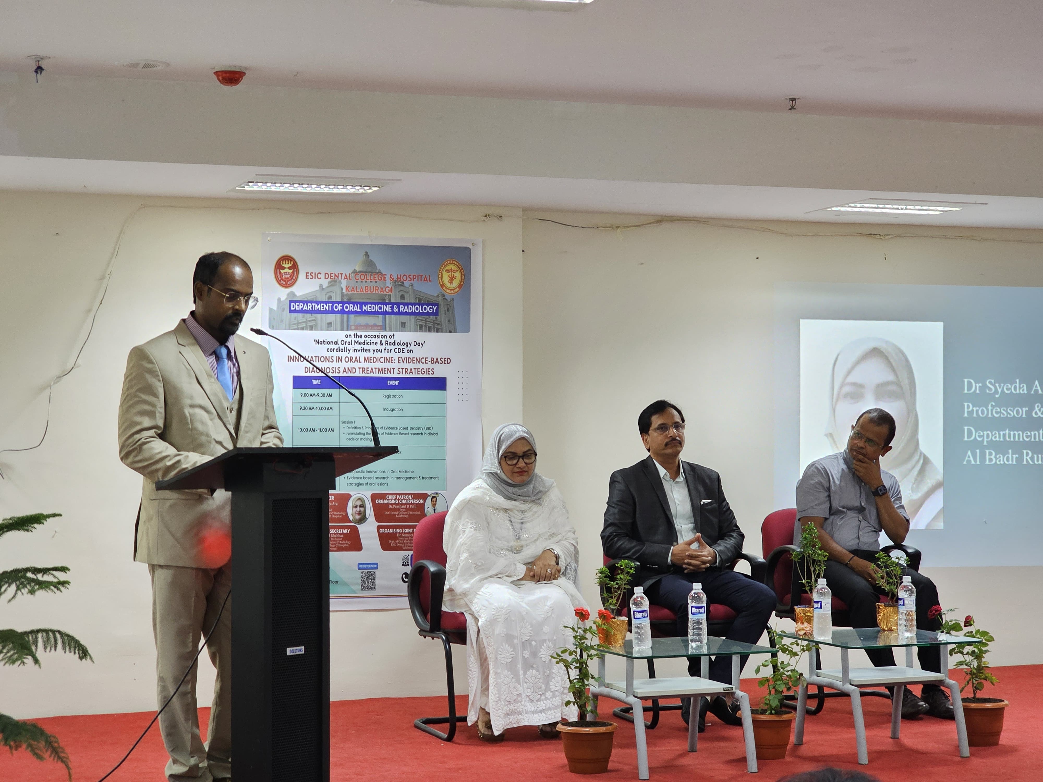 CDE Program- Department of Oral Medicine & Radiology, ESIC Dental College,Kalaburagi