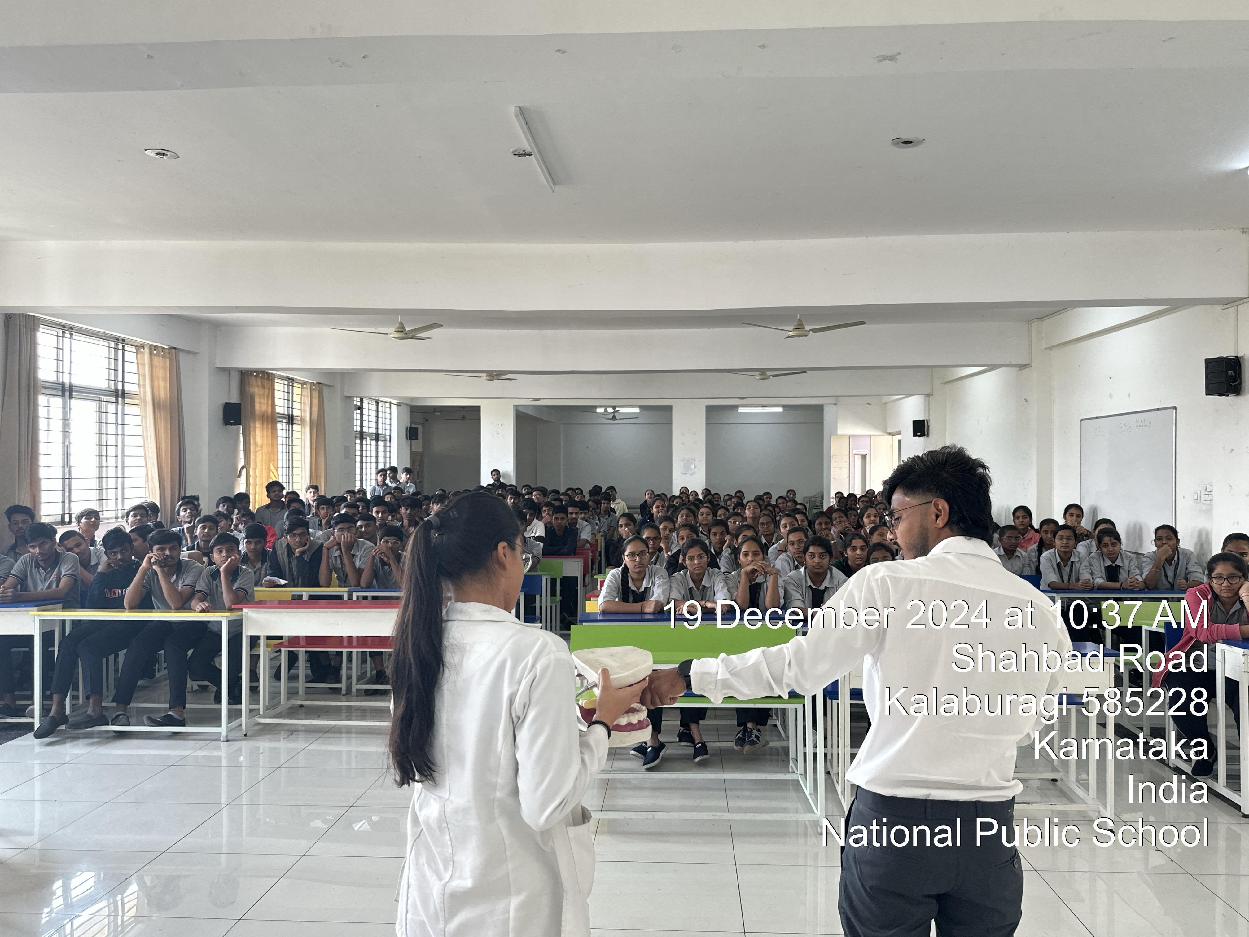 Free Dental screening and treatment camp conducted at Shetty Institute of Technology, Kalaburagi by ESIC Dental College and Hospital, Kalaburagi on 21st December 2024.