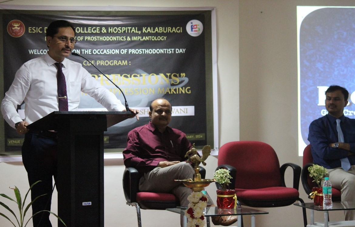 CONTINING DENTAL EDUCATION - DEPARTMENT OF PROSTHODONTICS