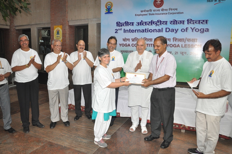 Celebration of 2nd International Yoga Day