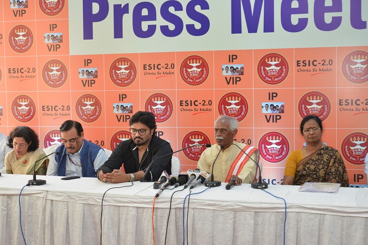 Inauguration of New Building of  ESIC Regional Office, Kolkata and Foundation Stone Laying for  Upgradation of ESI Hospital, Baltikuri & ESI Hospital, Durgapur, West Bengal on 13.07 2017