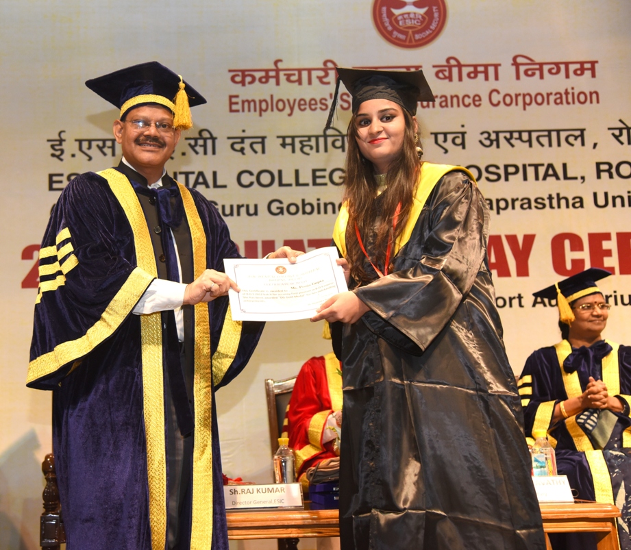 ESIC Dental College & Hospital, Rohini, Delhi organizes 2nd Graduation Ceremony on 06.11.2017